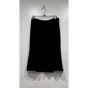 TOM And LINDA PLATT Black Trumpet Skirt Women’s Size 8 Classy Glam READ
